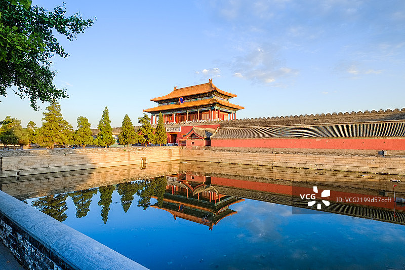 北京故宫 神武门图片素材