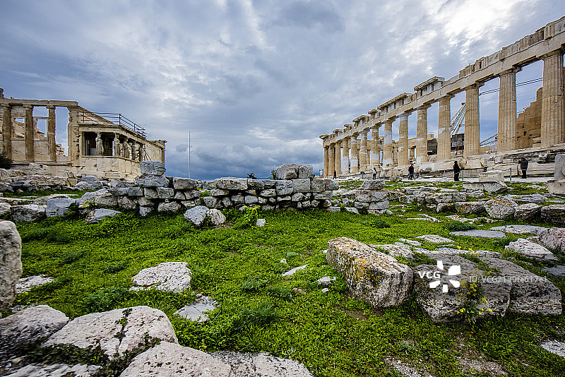 雅典卫城图片素材