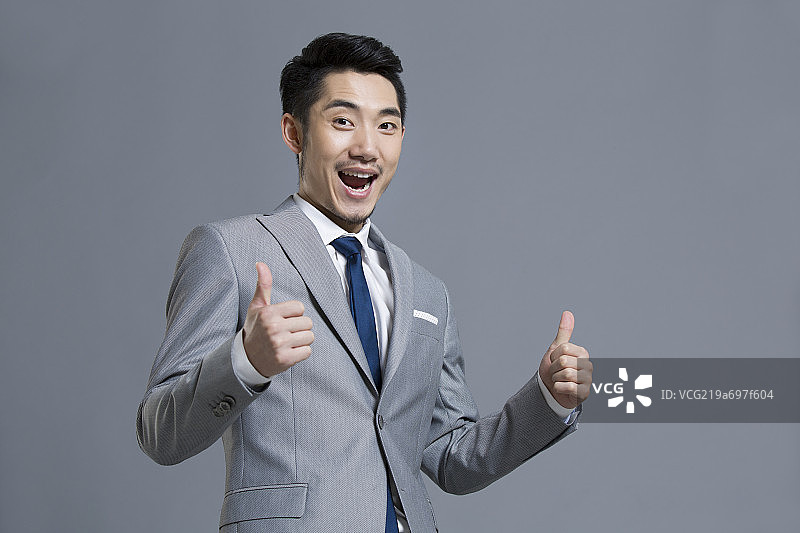 快乐的商务男士图片素材