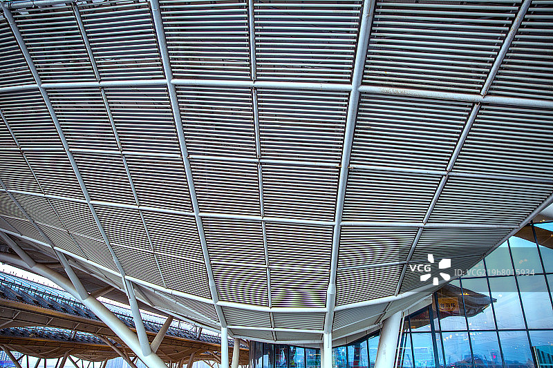 现代钢架建筑图片素材