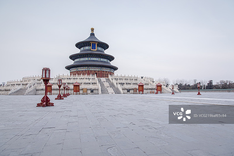 无人的天坛图片素材