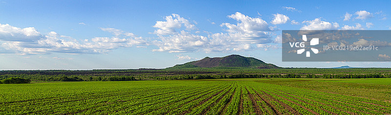 黑龙江省五大连池市农田图片素材