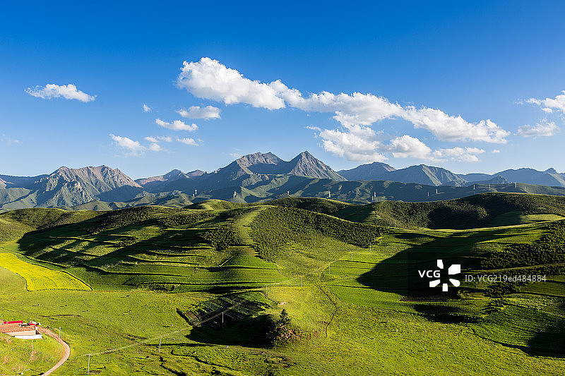 青海门源照壁山图片素材