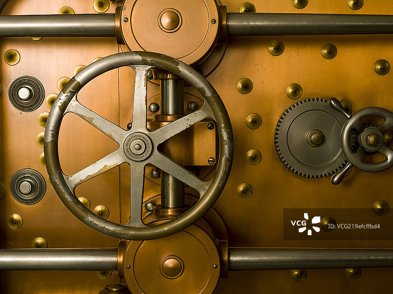 Tumbler Bank Vault Door图片素材