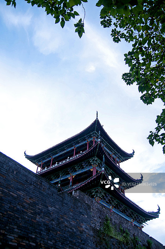 古老城楼图片素材