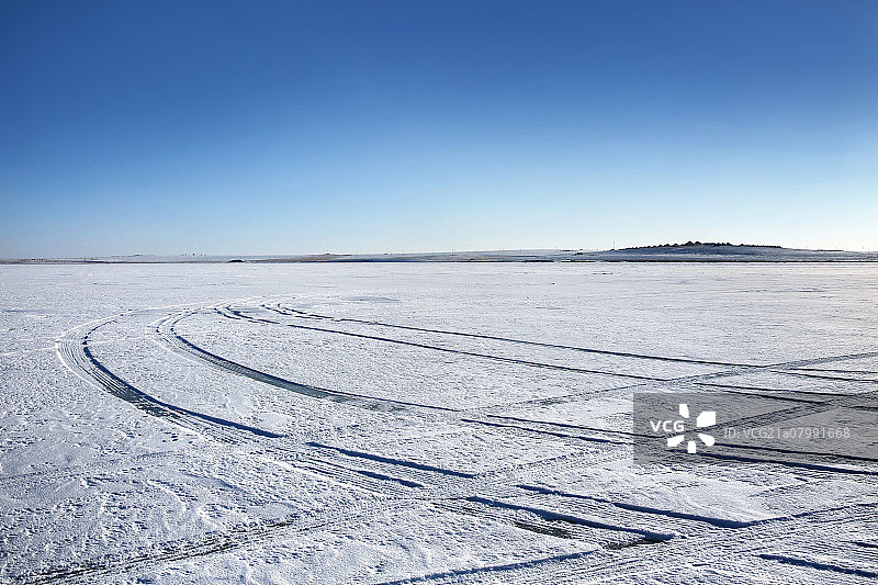 美丽的海拉尔冰雪赛道图片素材