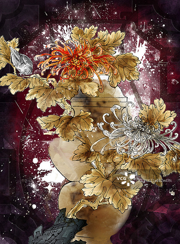 植物插画图片素材