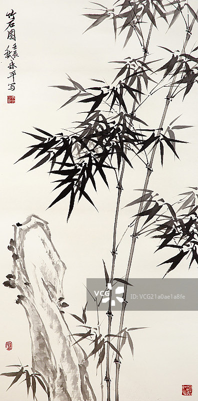 中国画——竹子图片素材