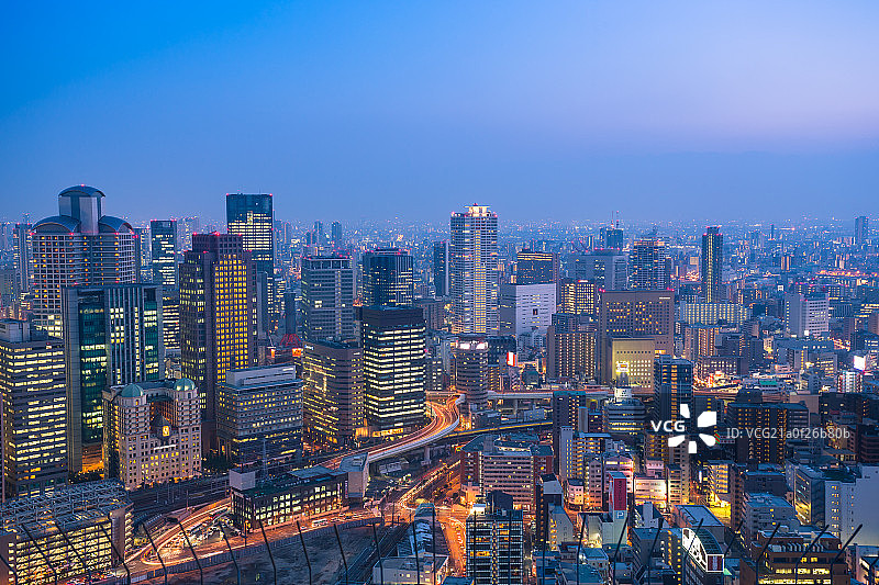 大阪城市风光图片素材
