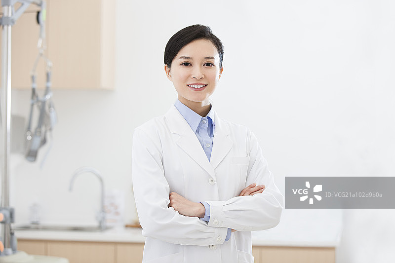 自信的女医生图片素材