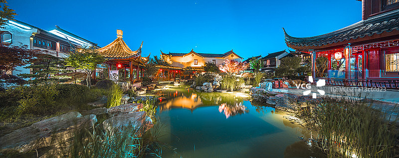 苏州斜塘老街风光图片素材