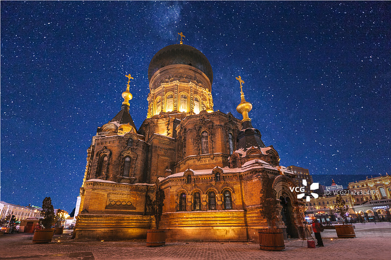 哈尔滨 Hagia Sophia 圣索菲亚大教堂图片素材