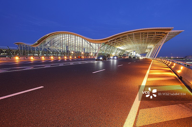 上海浦东国际机场图片素材