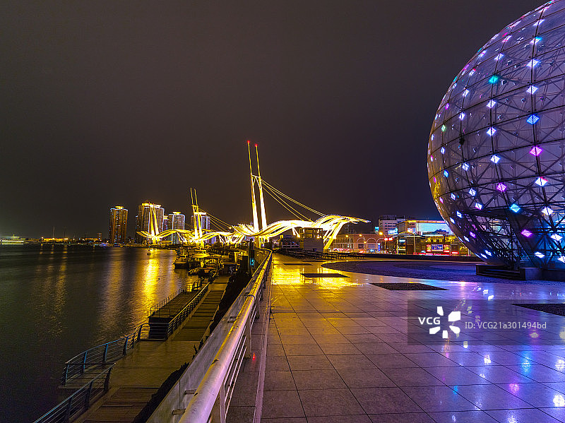 天津市滨海新区海河外滩图片素材