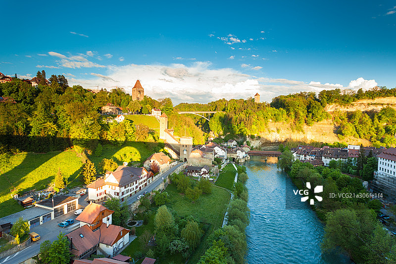 瑞士fribourg图片素材