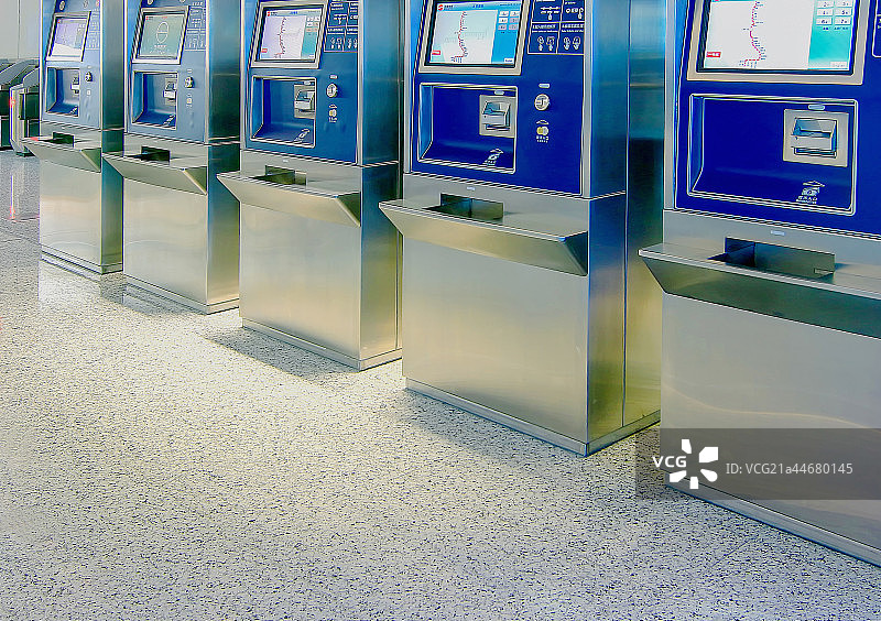 地铁自动售票机图片素材
