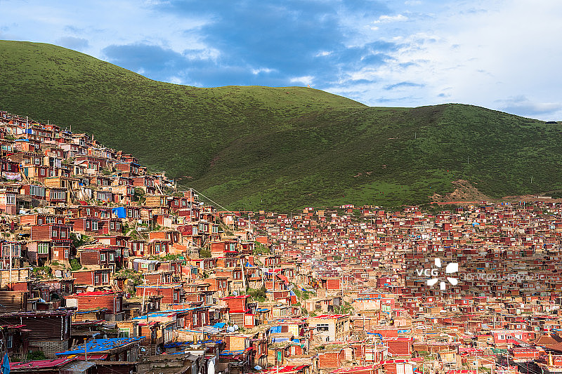 色达佛学院图片素材