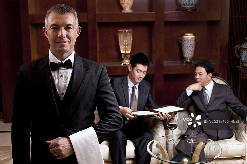 酒店内的商务客房服务图片素材