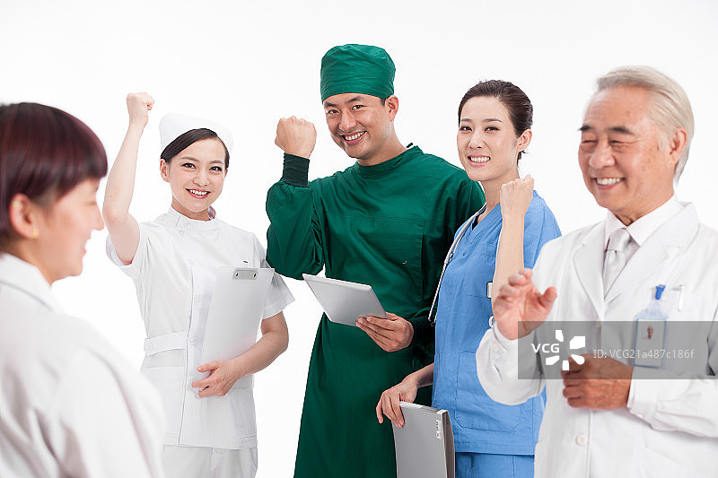 医护工作者团队图片素材