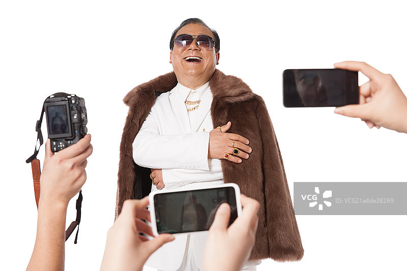 成功男人照相图片素材