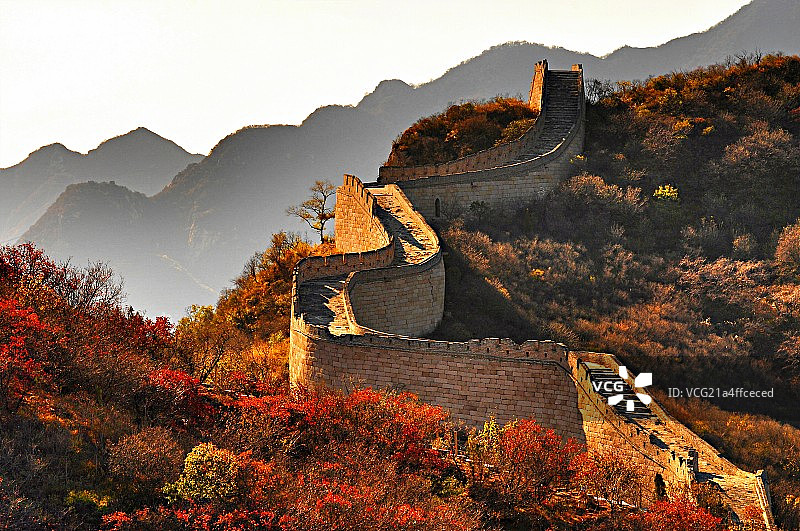 长城秋韵图片素材