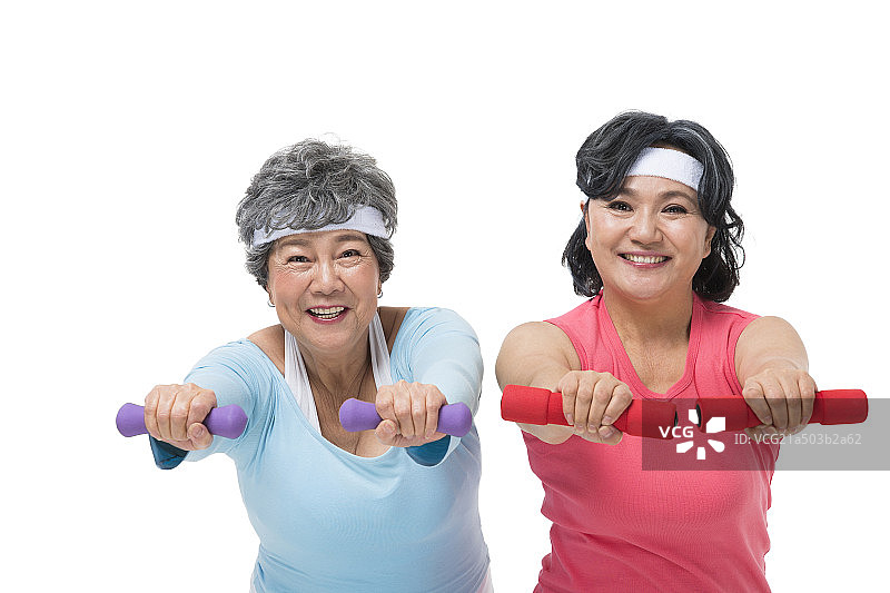 老年女性运动健身图片素材