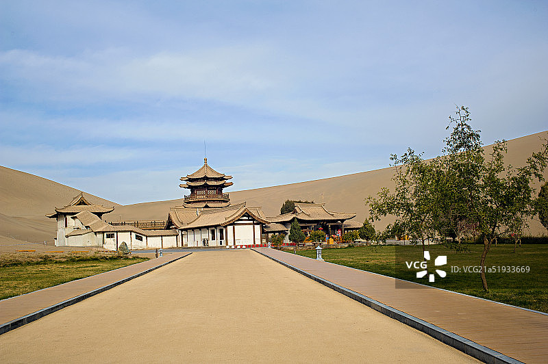 敦煌鸣月阁图片素材