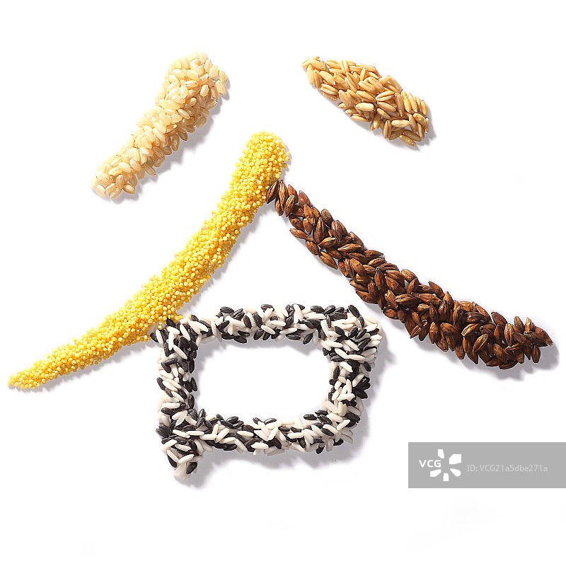 粮食谷物静物造型图片素材