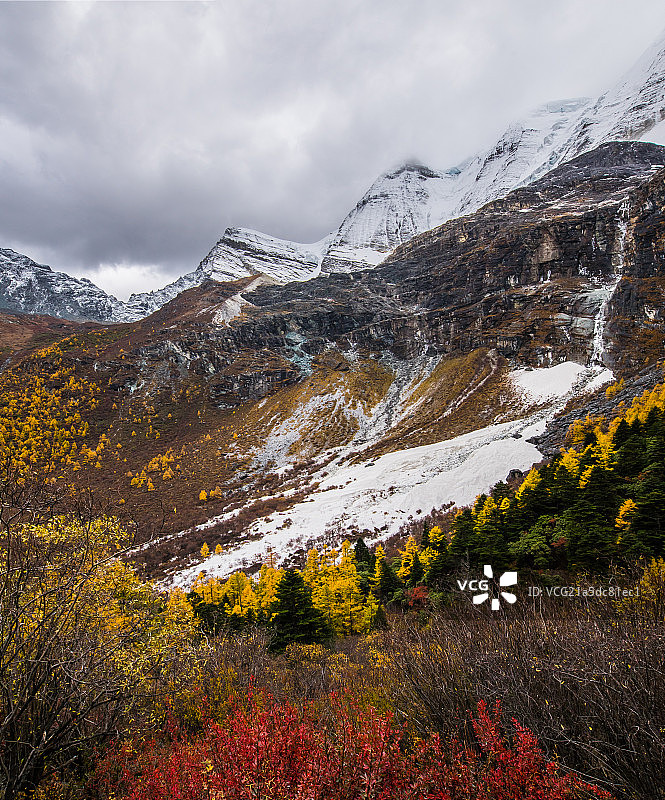 四川稻城亚丁风光图片素材
