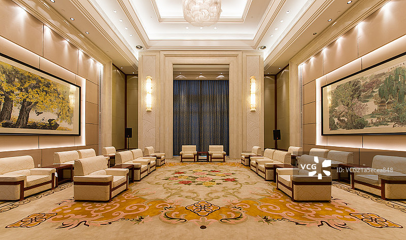 酒店会所大厅图片素材