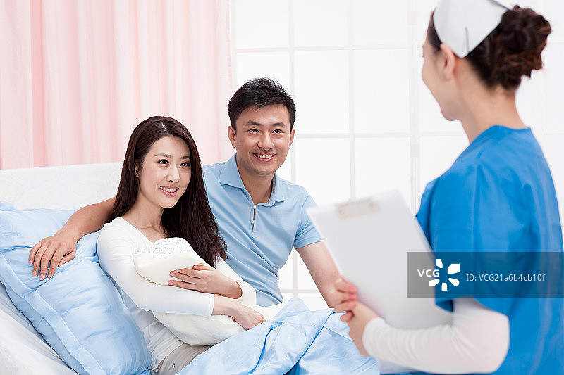 护士在病房里图片素材