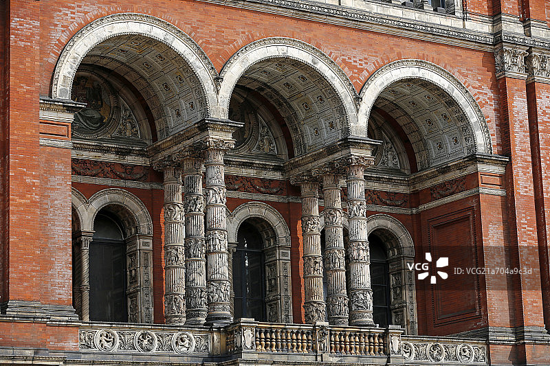 伦敦维多利亚和阿尔伯特博物馆图片素材