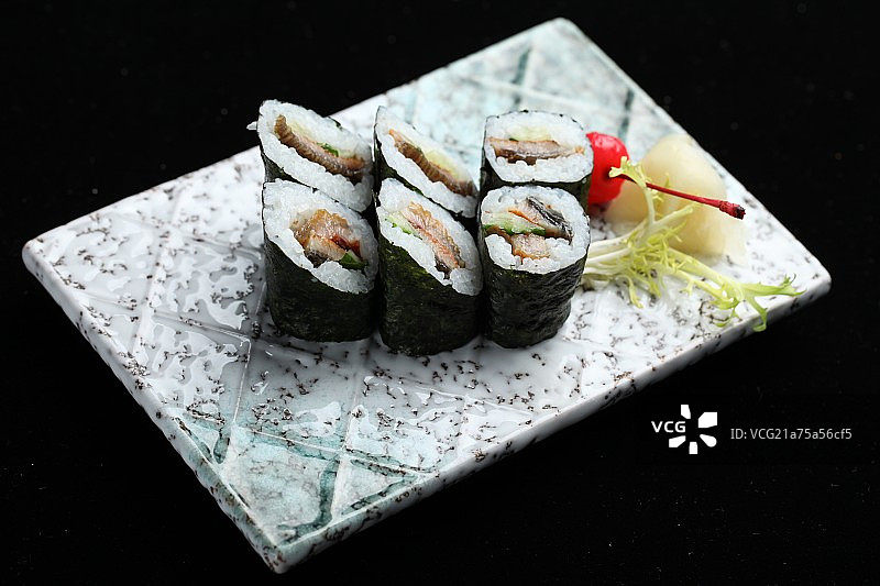 鳗鱼黄瓜卷图片素材