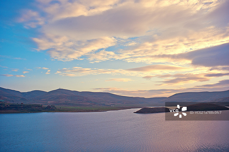 云南省昭通市大山包念湖风光图片素材