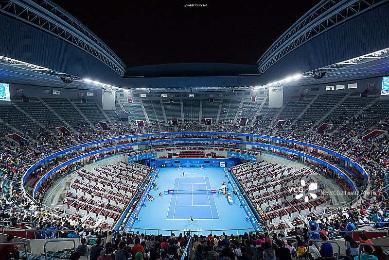 中国网球公开赛钻石网球场图片素材