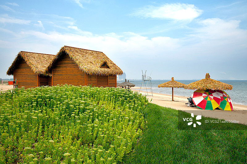 辽宁葫芦岛东戴河海边图片素材