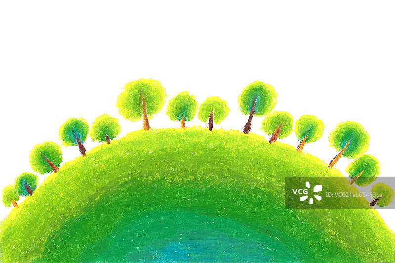 树木与地球图片素材