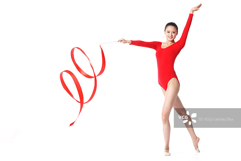 体操女运动员图片素材