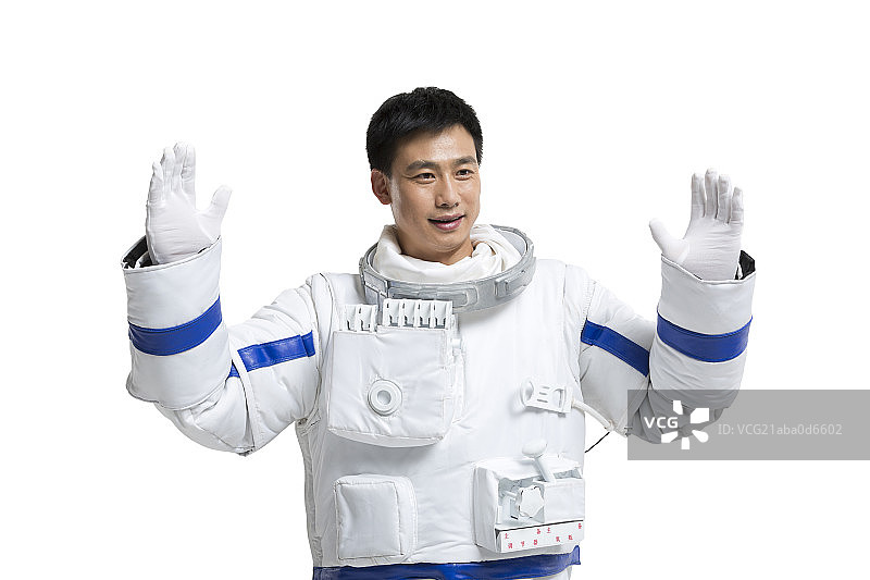 棚拍男宇航员图片素材