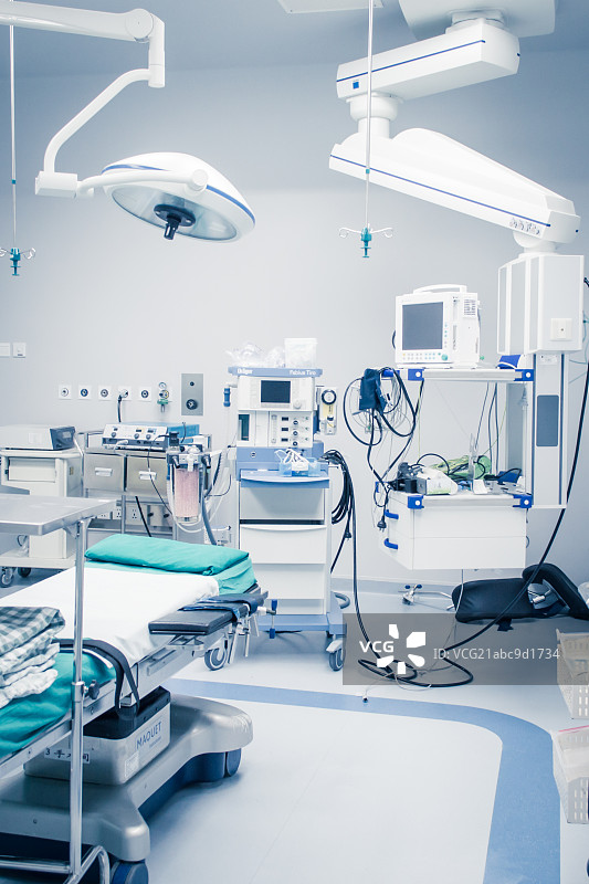 现代科研医疗显微镜实验室内景图片素材