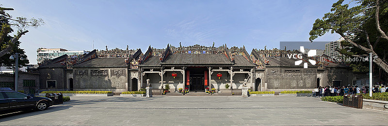广州城市景观陈家祠图片素材