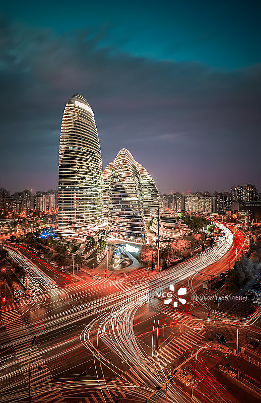 北京望京SOHO图片素材