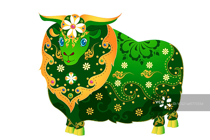 十二生肖之羊图片素材