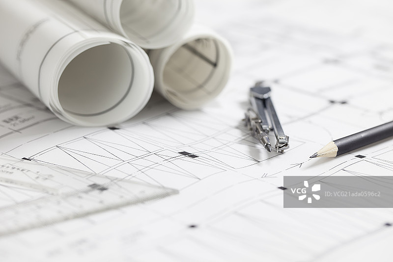 设计蓝图图片素材