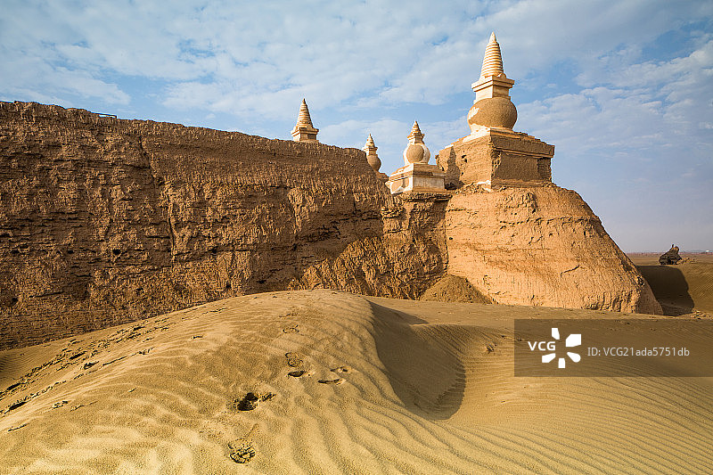 新疆吐鲁番高昌古城图片素材