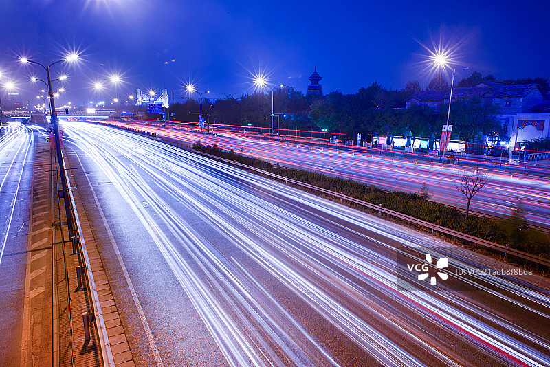 北京万泉河桥北四环图片素材