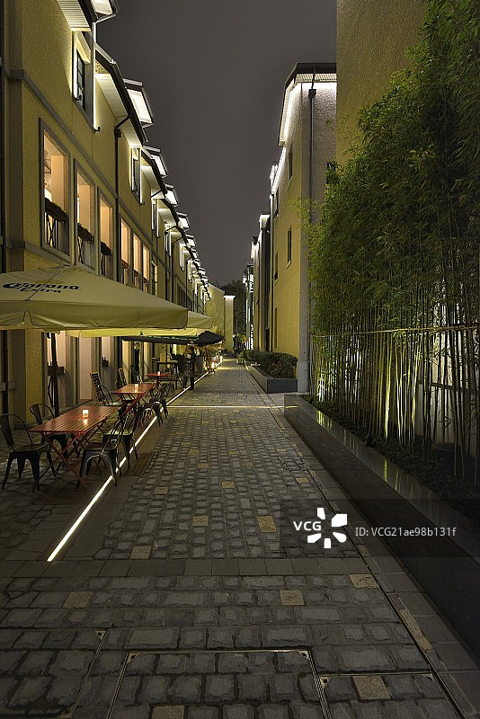 衡山坊夜景图片素材