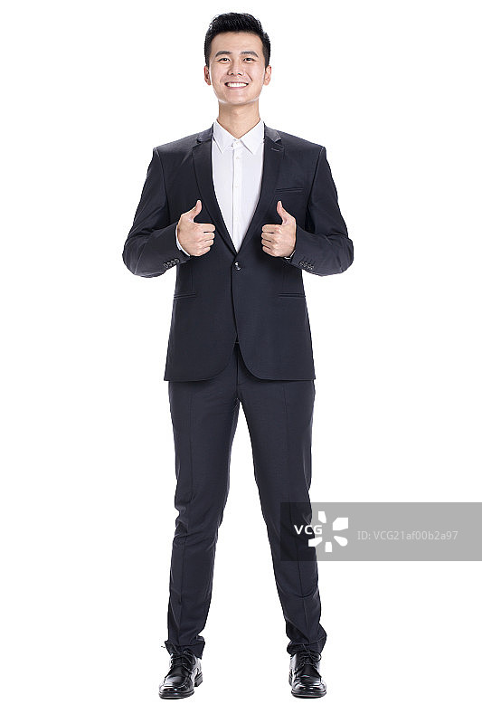 成功那人肖像图片素材