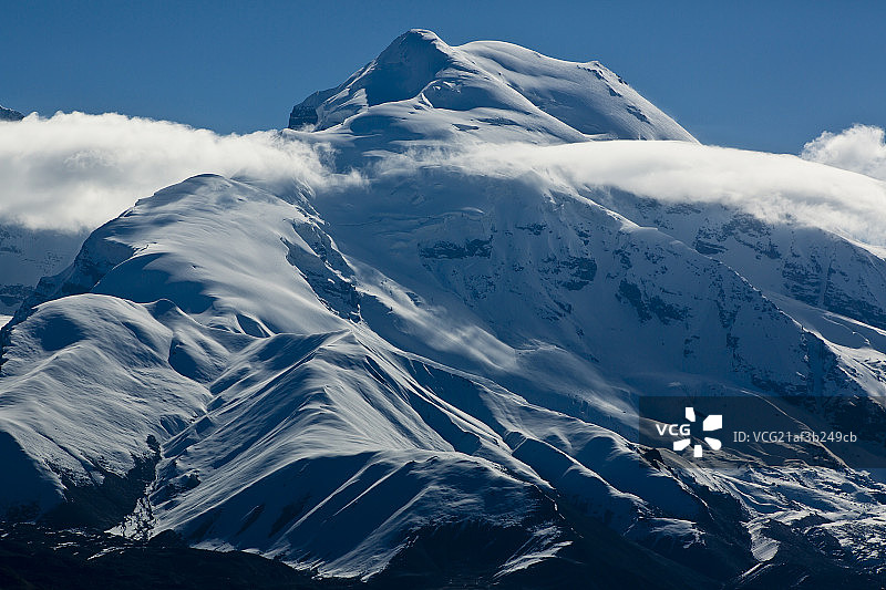 新疆公格尔峰图片素材