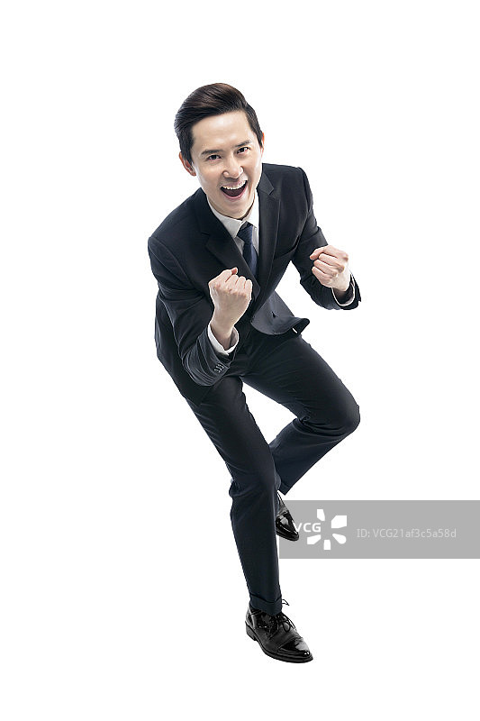 身着西装的帅气的商务男士图片素材